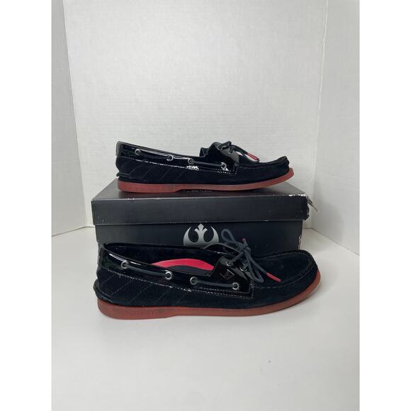 Sperry X Star Wars Vader Top Sider Loafers Mens Size 11.5 - Picture 1 of 9